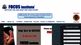 What Focusinstitutechd.com website looked like in 2017 (6 years ago)