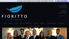 What Fiorittodental.com website looked like in 2017 (6 years ago)