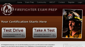 What Firefighterexamprep.com website looked like in 2017 (6 years ago)