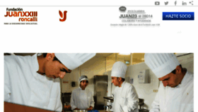 What Fundacionjuanxxiii.org website looked like in 2017 (6 years ago)