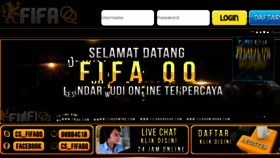What Fifaqq.com website looked like in 2017 (6 years ago)