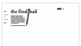 What Finalnail.com website looked like in 2017 (6 years ago)