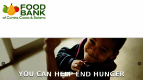 What Foodbankccs.org website looked like in 2017 (6 years ago)