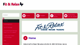 What Fitrelaxmassage.nl website looked like in 2017 (6 years ago)