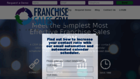 What Franchisesalescrm.com website looked like in 2017 (6 years ago)