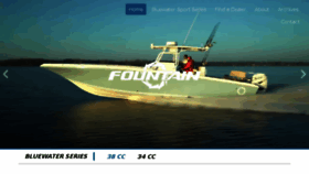 What Fountainpowerboats.com website looked like in 2017 (6 years ago)