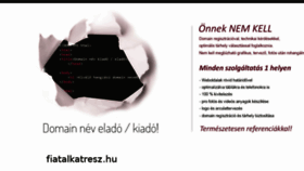 What Fiatalkatresz.hu website looked like in 2017 (6 years ago)