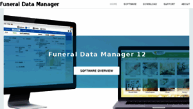 What Funeraldatamanager.com website looked like in 2017 (6 years ago)
