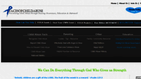 What Facesofchildabuse.org website looked like in 2017 (8 years ago)