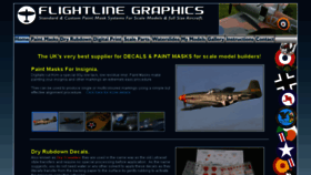 What Flightlinegraphics.com website looked like in 2017 (6 years ago)