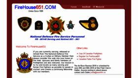 What Firehouse651.com website looked like in 2017 (6 years ago)