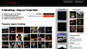 What Fotkoblog.pl website looked like in 2017 (6 years ago)