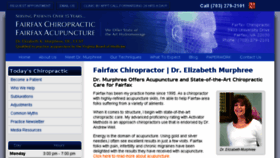 What Fairfaxchiropractic.com website looked like in 2017 (6 years ago)