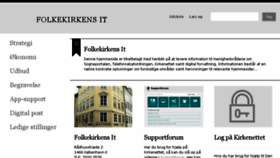What Folkekirkensit.dk website looked like in 2017 (6 years ago)