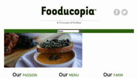 What Fooducopia.com website looked like in 2017 (6 years ago)