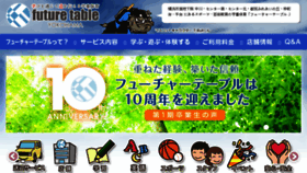 What F-table.jp website looked like in 2017 (6 years ago)