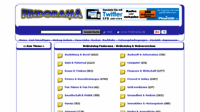 What Findorama.de website looked like in 2017 (6 years ago)