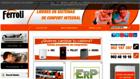 What Ferroli.es website looked like in 2017 (6 years ago)