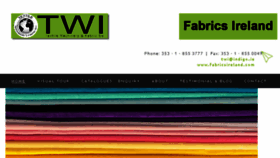 What Fabricsireland.com website looked like in 2017 (6 years ago)