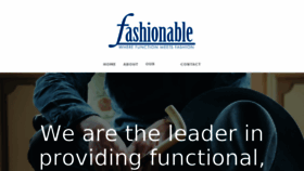 What Fashionable.com website looked like in 2017 (6 years ago)