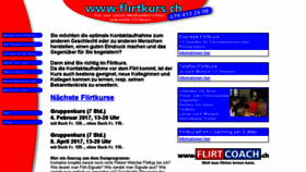 What Flirtkurs.ch website looked like in 2017 (6 years ago)