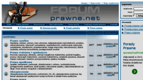 What Forumprawne.net website looked like in 2017 (6 years ago)