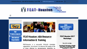 What Feathouston.org website looked like in 2017 (6 years ago)
