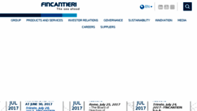 What Fincantieri.it website looked like in 2017 (6 years ago)
