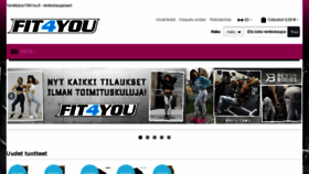 What Fit4you.fi website looked like in 2017 (6 years ago)