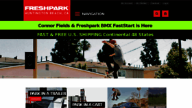 What Freshpark.com website looked like in 2017 (6 years ago)