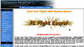 What Flightkeeper.net website looked like in 2017 (7 years ago)