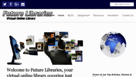 What Futurelibraries.net website looked like in 2017 (6 years ago)