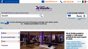 What Fisaude.it website looked like in 2017 (6 years ago)