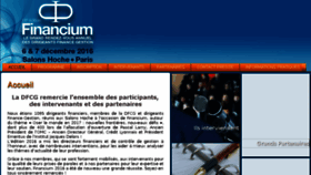 What Financium.fr website looked like in 2017 (6 years ago)