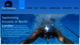 What Firstswimming.co.uk website looked like in 2017 (6 years ago)