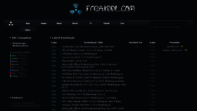 What Freakddl.com website looked like in 2017 (6 years ago)