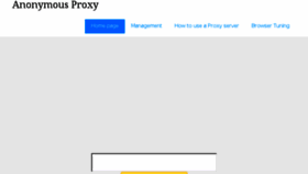 What Free-web-proxy.de website looked like in 2017 (6 years ago)