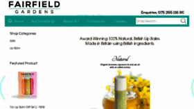 What Fairfieldgardens.co.uk website looked like in 2017 (6 years ago)