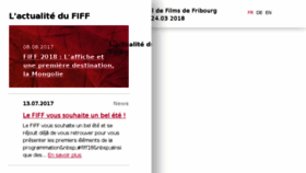 What Fiff.ch website looked like in 2017 (6 years ago)