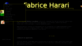 What Fabriceharari.com website looked like in 2017 (6 years ago)