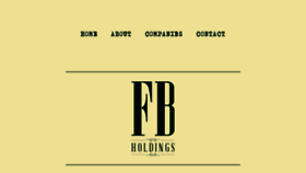 What Fbholdings.com website looked like in 2017 (6 years ago)