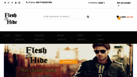 What Fleshandhide.com website looked like in 2017 (6 years ago)