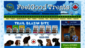 What Feelgoodtreatco.com website looked like in 2017 (6 years ago)