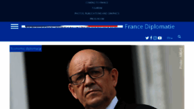 What France-diplomatie.info website looked like in 2017 (6 years ago)