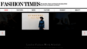 What Fashiontimes.com website looked like in 2017 (6 years ago)