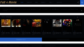 What Full4movies.cc website looked like in 2017 (6 years ago)
