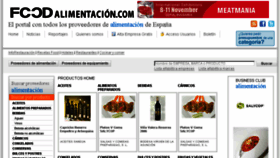 What Foodalimentacion.com website looked like in 2017 (7 years ago)