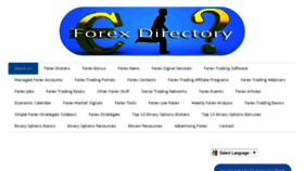What Forexdirectory.jimdo.com website looked like in 2017 (6 years ago)