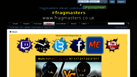 What Fragmasters.co.uk website looked like in 2017 (6 years ago)