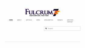 What Fulcrum7.com website looked like in 2017 (6 years ago)